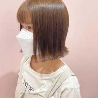 ミディアム カラー 似合わせカット/ ハイトーンchimiのヘアスタイル