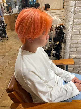 ショート カラー 韓国ヘア♡レイヤー AYAのヘアスタイル