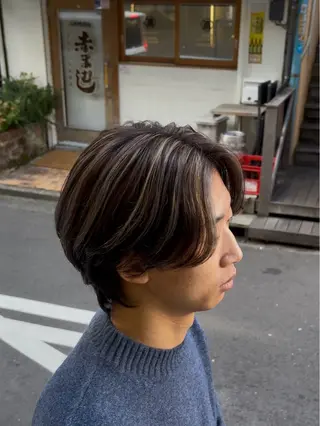 カラー メンズ 💎メンズ特化🔥 カット/パーマのヘアスタイル
