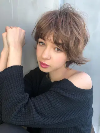 ショート ANGELICA 吉川智昭のヘアスタイル
