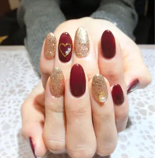 ネイル 🌙都岡 ムーンネイルのネイルデザイン