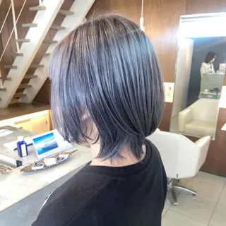 ミディアム カラー 吉川 昌志のヘアスタイル