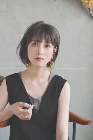 ショート 落合 妙佳のヘアスタイル