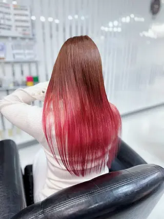 ロング カラー YURI ✨のヘアスタイル