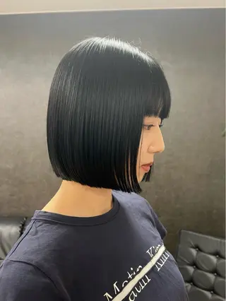 ショート ボブ／ストレート🎀 harukaのヘアスタイル