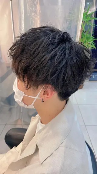 パーマ メンズ 店長/ボブ/ 髪質改善/清水祥偉のヘアスタイル