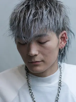 メンズ ショート カラー ill副店長 立和田純也のヘアスタイル