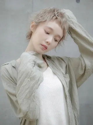 ショート カラー EMANOA所属・前田 敬太のヘアスタイル