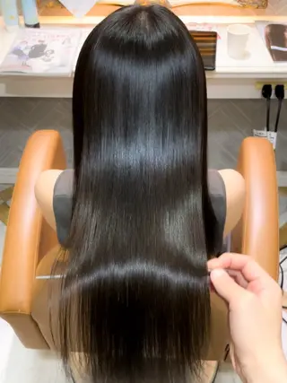 ロング 美髪縮毛矯正🤍 レイヤー/Shinaのヘアスタイル