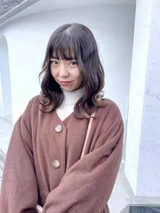 セミロング 🍨モテベージュ🩰 miraiのヘアスタイル