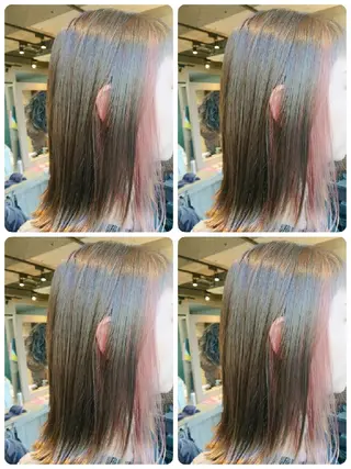 セミロング alushe 岡 陽子のヘアスタイル