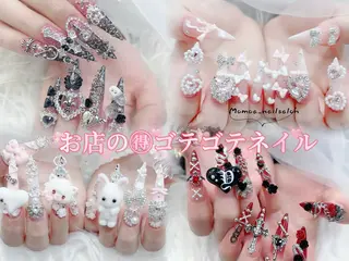ネイル MoMoA Nail ネイル長さ出し専門店のネイルデザイン