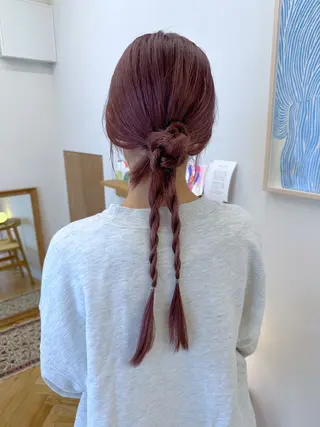 ロング カラー yupi🐈⬛ レイヤー/パーマのヘアスタイル