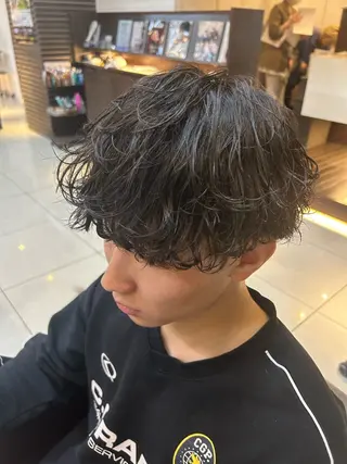 ショート パーマ メンズパーマ 稲葉のヘアスタイル