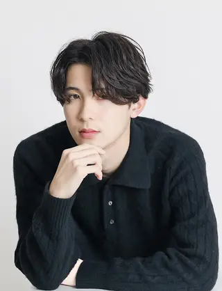 メンズ パーマ カラー ショート 髙橋建太/ ニュアンスパーマ✂️のヘアスタイル
