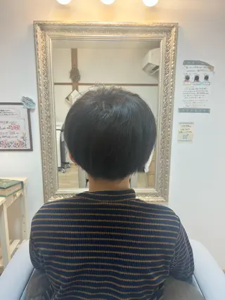 ショート メンズ キッズ MoMO北三条駅 ꕤ︎︎·͜·さとうのヘアスタイル