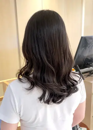 ロング パーマ 大石 陽菜のヘアスタイル