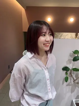 ミディアム Rosierbleu 道正のヘアスタイル