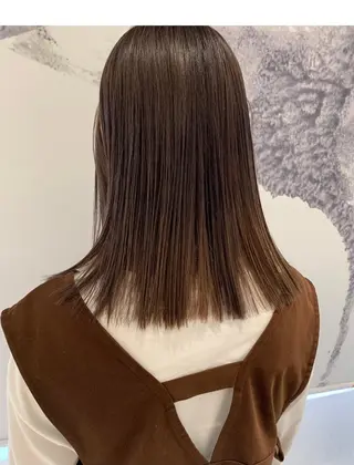 セミロング 梅原 大和のヘアスタイル