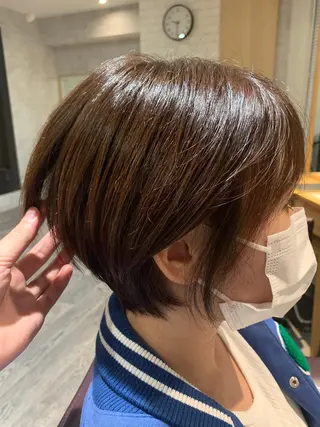ショート 中川歩 髪質改善 ツヤカラー【横浜】のヘアスタイル