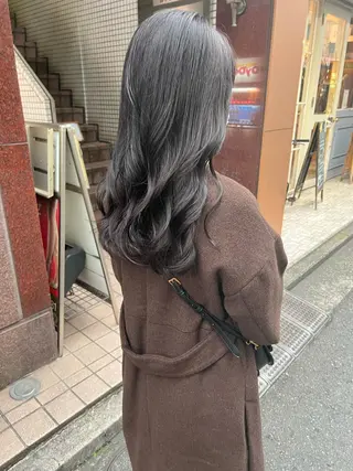 セミロング カラー ヘアアレンジ支持率 No.1🥇RIKOのヘアスタイル