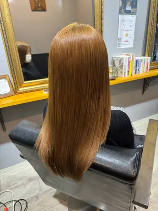 ミディアム 渡辺俊介 暗髪カラー /美髪矯正/髪質改善のヘアスタイル