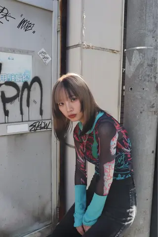 ロング カラー 望 吹のヘアスタイル