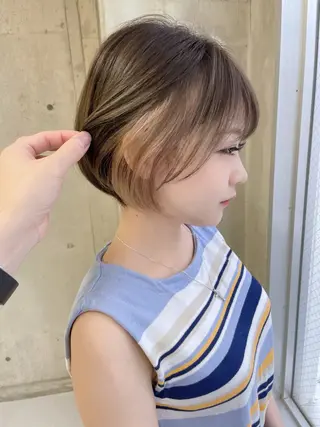 カラー 山田勇真 ボブ/縮毛矯正/金山のヘアスタイル