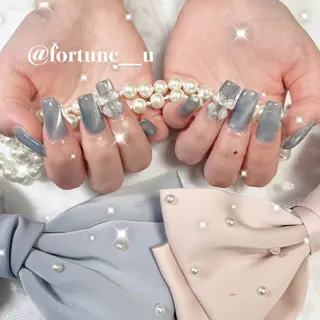 ネイル 12/5🈳💜 Yuuna💜のネイルデザイン