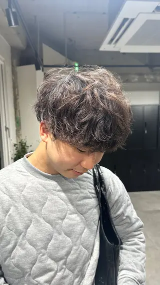 パーマ メンズ YUNA★ メンズパーマのヘアスタイル