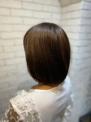 ミディアム カラー ヨシダ フミノリのヘアスタイル