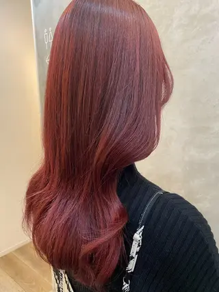 ロング カラー hair&culture gallery moloco　神保町　九段下店所属・RISA🩶🐈‍⬛ カット✨透明感カラーのヘアスタイル