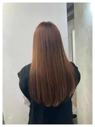 ロング カラー ブリーチ&似合せボブ 田中寛十のヘアスタイル