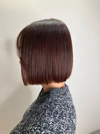 ミディアム カラー GOTODAY シェアサロン梅田NU茶屋町店所属・髪質改善/艶カラー 縮毛矯正/みほのヘアスタイル