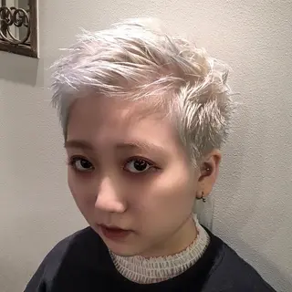 ショート カラー パーマ ヘアアレンジ granew所属・美艶ボブ 石井一成のヘアスタイル