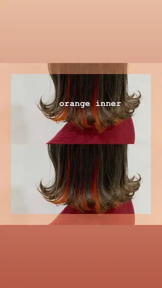 ミディアム カラー ヘアアレンジ 🌻Insta指名 NO.1🌻Shoのヘアスタイル