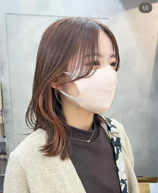 ミディアム ノンダメージサロン まつうらるなのヘアスタイル