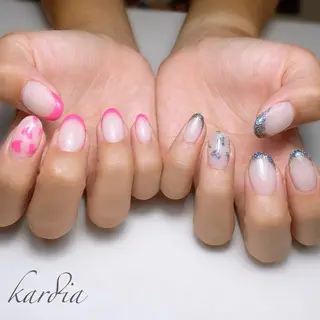 ネイル καρδιά -ｶﾙﾃﾞｨｱ-のネイルデザイン