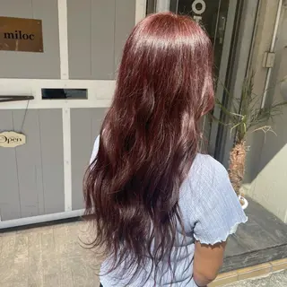 ロング カラー miloc那覇 MIKUのヘアスタイル