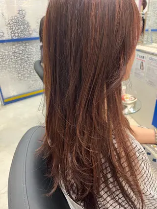 ロング カラー 86futureshair所属・岡田 麻矢のヘアスタイル