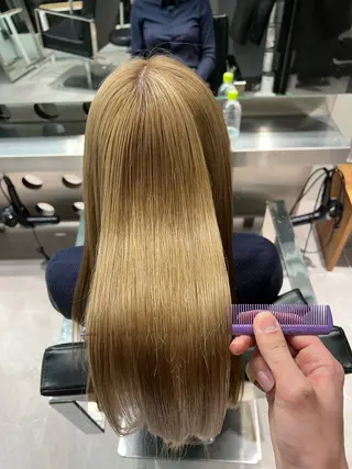 ロング カラー 堀江 /木下椋麻のヘアスタイル