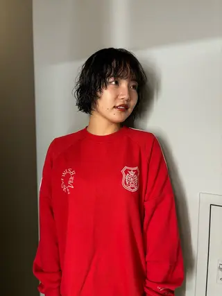 ショート パーマ メンズカット 🫧yusukeのヘアスタイル