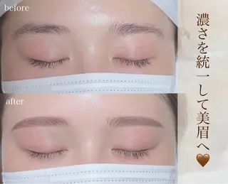 アイブロウ 眉毛&まつ毛👀 Minamiの眉毛・アイブロウイメージ