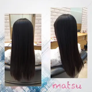 ロング MATSU 🌟韓国🇰🇷のヘアスタイル