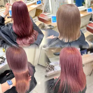 ロング カラー ガーリー/暖色カラー /横浜/さくらのヘアスタイル