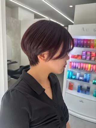 ショート 新村 華奈絵のヘアスタイル