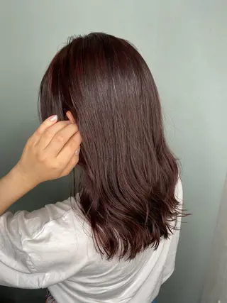 セミロング 大久保 愛のヘアスタイル