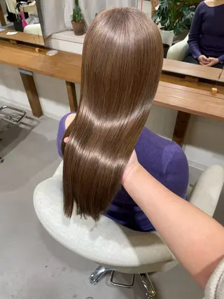 ロング カラー mio♡ 梅田美容師暖色カラーのヘアスタイル