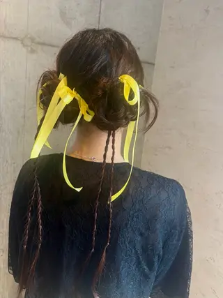 ロング ヘアアレンジ Reve  resort所属・美髪× ヘアセット✨Araiのヘアスタイル