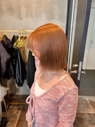 ショート カラー 韓国×髪質改善カラー 💎hinaのヘアスタイル